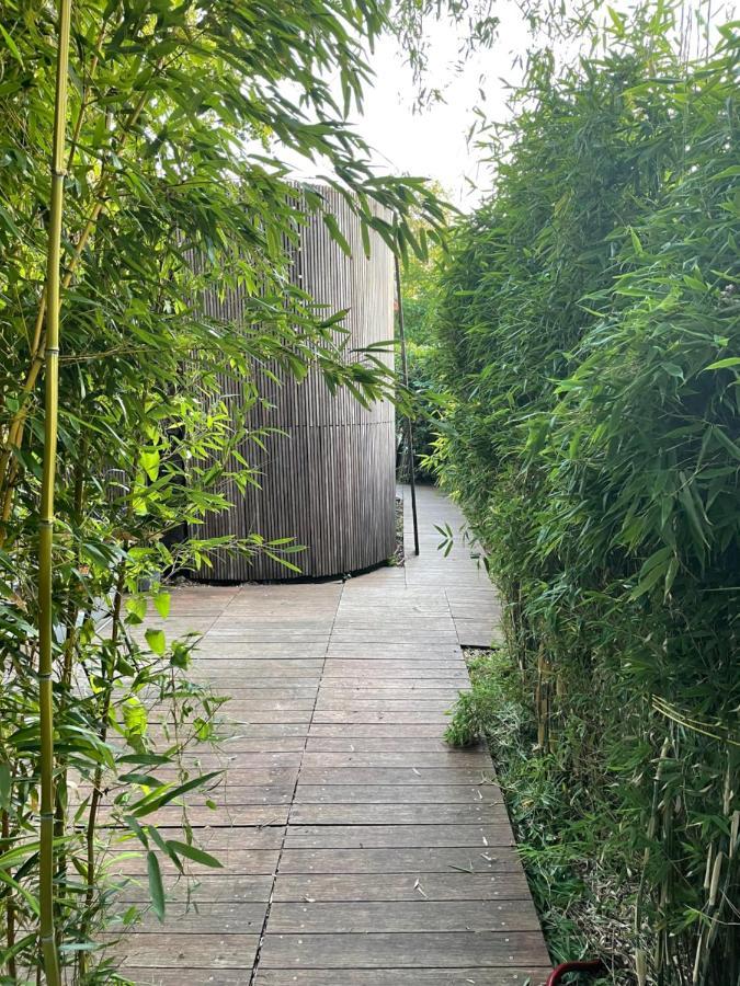 Tiny-House Van Zeecontainers Bij Het Bos Oranjewoud Екстер'єр фото